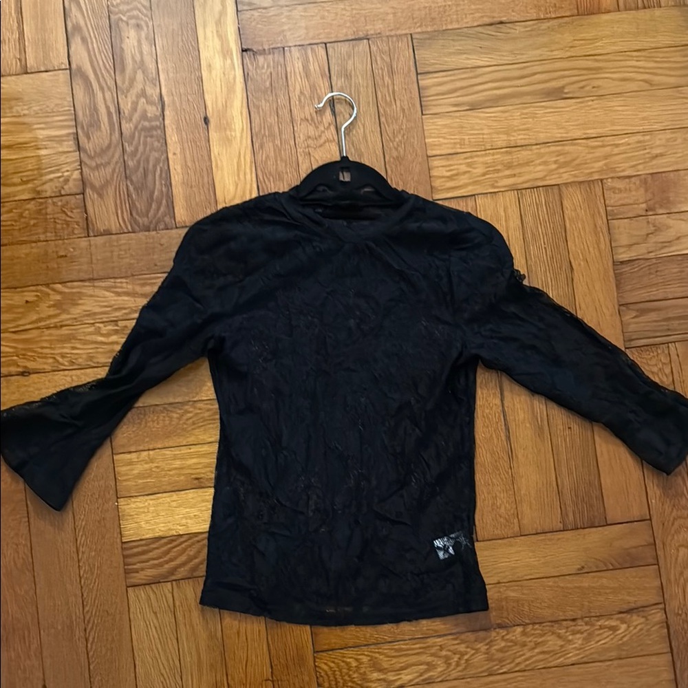 Black Lace Women's Top - Brand: Lucca